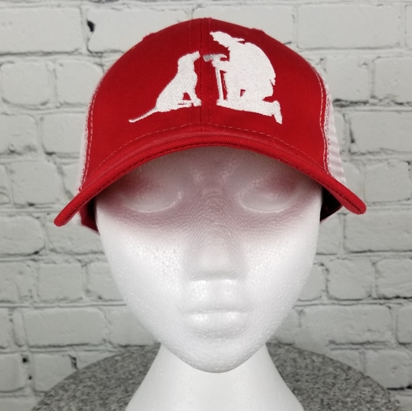 Sportsman Other - SPORTSMAN | firefighter & dog mesh back trucker cap hat